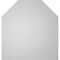Ekena Millwork Octagonal Top Surface Mount PVC Gable Vent w/ 2"W x 1-1/2"P Brickmould Frame, 38"W x 40"H GVPOT38X4002SN - alternate 4
